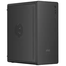 კომპიუტერის ქეისი 2E-V500B, PC case 2E Credo V500B without PSU, 1xUSB3.0, 1х USB 2.0, 1xUSB Type-C, 1x120mm, VGA 310mm, ATX, black