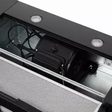 გამწოვი Ardesto Hood telescopic, 60cm, 450m3h, metal, 2х1W LED, button, black, 6 image