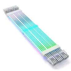 PSU კაბელის დამაგრძელებელი Asiahorse RGB DualSR 3x8pin White, 2 image
