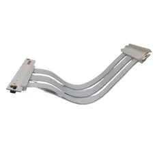 ვიდეო დაფის სამაგრი Asiahorse PCIE5.0 -A- White 90 + Bracket, 3 image