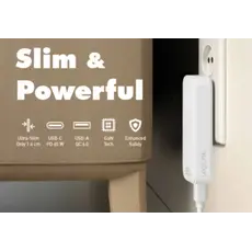 დამტენი Logilink PA0368 USB-A &amp; USB-C GaN (PD) Charger 65W White, 4 image