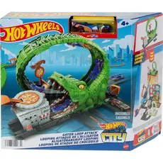 სათამაშო ტრასა Mattel HW City Nemesis Gator Pizza Shop, 2 image