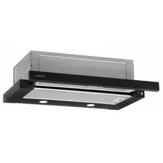 გამწოვი Ardesto Hood telescopic, 60cm, 450m3h, metal, 2х1W LED, button, black, 5 image