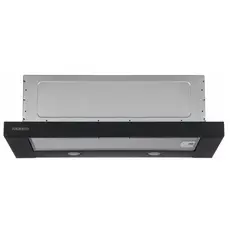 გამწოვი Ardesto Hood telescopic, 60cm, 450m3h, metal, 2х1W LED, button, black, 2 image