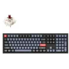 კლავიატურა Keychron Q6 104Key, Gateron G PRO Brown, Hot-Swap, QMK, Knob, USB-A, EN, RGB, 2 image