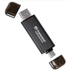 გარე მყარი დისკი Transcend 256GB, External SSD, ESD310C, USB 10Gbps, Type C/A, 3 image