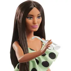 ბარბის თოჯინა Mattel Barbie Fashionistas Doll - Lime Green Polka Dots (New pack.), 3 image