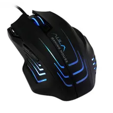 მაუსი AULA S18 Black-Rainbow Backlight Wired Gaming Mouse Black