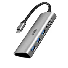 ადაპტერი WiWU Alpha 532ST Grey