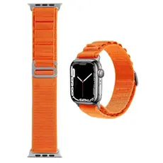 სმარტ საათის სამაჯური WiWU Nylon Watch Band for Apple Watch 42/44/45/49 Orange