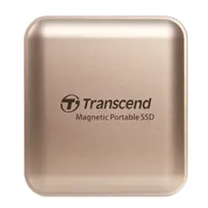 გარე მყარი დისკი Transcend 1TB, External SSD, ESD420G, USB 20Gbps, Type C,Magsafe ,Gold, 2 image