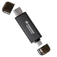 გარე მყარი დისკი Transcend 512GB, External SSD, ESD310C, USB 10Gbps, Type C/A, 2 image