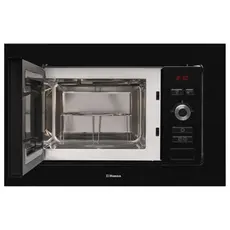 ჩასაშენებელი მიკროტალღური ღუმელი Hansa built-in, 20L, electrical control, 800W, grill, display, button opening, black, 3 image