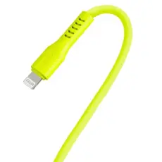 კაბელი TTEC USB-C - LIGHTNING CHARGE/DATA CABLE, 120CM NEON YELLOW, 3 image