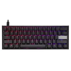 კლავიატურა Ducky One 2 Mini Cherry Red RGB LED UA/RU Black-White, 2 image