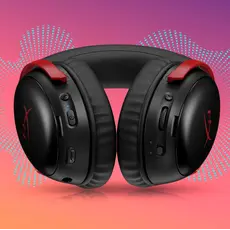 HyperX Cloud III S Wireless - Gaming Headset Black-Red, 4 image
