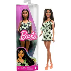 ბარბის თოჯინა Mattel Barbie Fashionistas Doll - Lime Green Polka Dots (New pack.)
