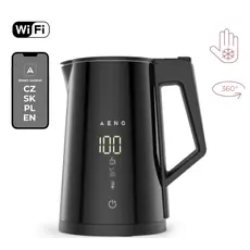 ელექტრო ჩაიდანი AENO Electric Kettle EK7S Smart: 1850-2200W, 1.7L, Strix, Double-walls, Temperature Control, Keep warm Function, 3 image