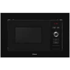 ჩასაშენებელი მიკროტალღური ღუმელი Hansa built-in, 20L, electrical control, 800W, grill, display, button opening, black, 2 image