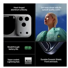 მობილური ტელეფონი Apple IPhone 17 Pro 256GB Deep Blue,Model A3523, 7 image