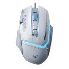 მაუსი AULA S12 Pro Wired RGB Gaming Mouse White/Gray, 2 image