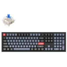 კლავიატურა Keychron Q6 104Key, Gateron G PRO Blue, Hot-Swap, QMK, Knob, USB-A, EN, RGB, 2 image