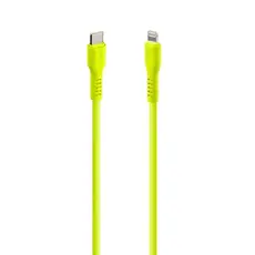 კაბელი TTEC USB-C - LIGHTNING CHARGE/DATA CABLE, 120CM NEON YELLOW, 2 image