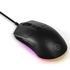მაუსი SteelSeries Mouse Rival 3 Gen 2, RGB, USB-A, black, 4 image