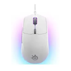 მაუსი SteelSeries Mouse Rival 3 Gen 2, RGB, USB-A, white, 2 image