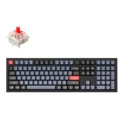 კლავიატურა Keychron Q6 104Key, Gateron G PRO Red, Hot-Swap, QMK, Knob, USB-A, EN, RGB