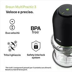 ჩოფერი Braun CH3011BK, 5 image