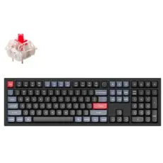 კლავიატურა Keychron Q6 104Key, Gateron G PRO Red, Hot-Swap, QMK, Knob, USB-A, EN, RGB
