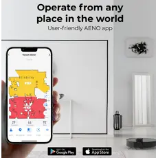 რობოტი მტვერსასრუტი AENO Robot Vacuum Cleaner RC3S: wet & dry cleaning, smart control AENO App, 5 image