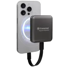 გარე მყარი დისკი Transcend 2TB, External SSD, ESD420C, USB 20Gbps, Type C,Magsafe,Iron Gray