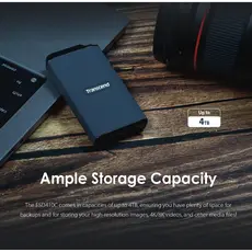 გარე მყარი დისკი Transcend  2TB, External SSD, ESD410C, USB 20Gbps, Type C, 5 image