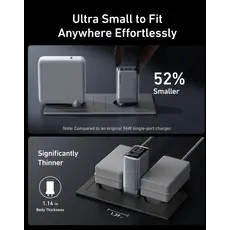 ადაპტერი Anker Prime Charger (100W, 3 Ports, GaNPrime) (3) - EU/ES/FR/ES 1, 3 image