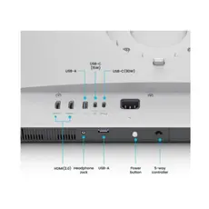 მონიტორი BenQ MA270U for MacBook 27" 4K UHD 5ms 2xHDMI USB/USB-C Built-in Speaker - 9H.LMWLB.QBE, 8 image