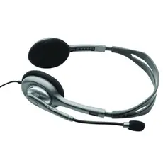 ყურსასმენი LOGITECH H110 Corded Stereo Headset - GRAY/SILVER - Dual Plug, 3 image