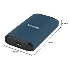 გარე მყარი დისკი Transcend 1TB, External SSD, ESD410C, USB 20Gbps, Type C, 3 image
