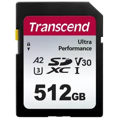 მეხსიერების ბარათი Transcend 512GB SD Card UHS-I U3 A2 Ultra Performance