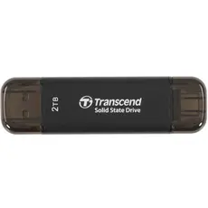 გარე მყარი დისკი Transcend 2TB, External SSD, ESD310C, USB 10Gbps, Type C/A, 2 image
