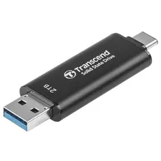 გარე მყარი დისკი Transcend 2TB, External SSD, ESD310C, USB 10Gbps, Type C/A, 3 image