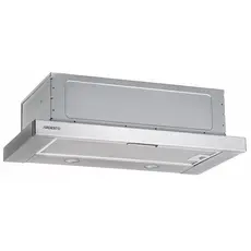 გამწოვი Ardesto Hood telescopic, 60cm, 450m3h, metal, 2х1W LED, button, inox, 3 image