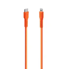 კაბელი TTEC USB-C - LIGHTNING CHARGE/DATA CABLE, 120CM NEON ORANGE