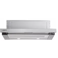 გამწოვი Ardesto Hood telescopic, 60cm, 450m3h, metal, 2х1W LED, button, inox, 2 image