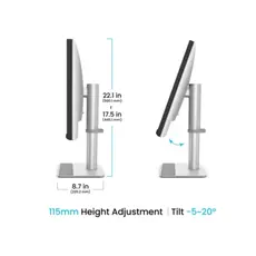 მონიტორი BenQ MA270U for MacBook 27" 4K UHD 5ms 2xHDMI USB/USB-C Built-in Speaker - 9H.LMWLB.QBE, 4 image