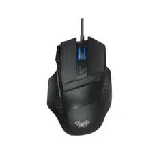 მაუსი AULA S12 Rainbow Backlight Wired Gaming Optical Mouse Black