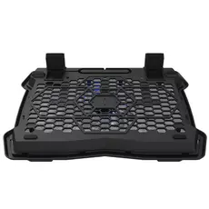ნოუთბუქის გამაგრილებელი CANYON NS02, Cooling stand single fan with 2x2.0 USB hub, support up to 10”-15.6” laptop, ABS plastic and iron, 3 image