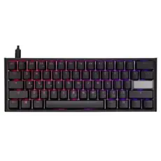 კლავიატურა Ducky One 2 Mini Cherry Blue RGB LED UA/RU Black-White, 2 image