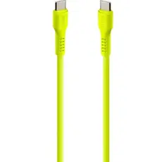 კაბელი TTEC USB-C - USB-C 60W PD/QC FAST CHARGING/DATA CABLE, 120CM, NEON YELLOW, 3 image